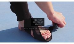 Foot Drop Brace - Soft AFO after Stroke or Nerve Injury - Video