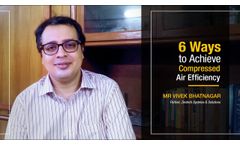 Maximizing air compressor`s efficiency - Video