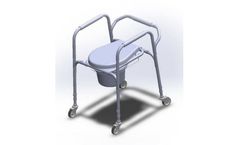 ANTAR - Model AT01003 - Toilet Chair-with Wheels