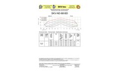 Double Stage Ring Blower for Belt Drive - Technical Data
