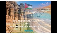 Tube Ice Machine and Cold Storages - JORDAN ( TAMUTOM) - Video