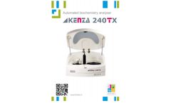 KENZA - Model 240TX/ISE - Automatic Biochemistry Analyser Brochure