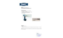 Rimec - Model KR2000 - Battery-Operated Drill Device - Brochure