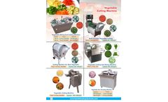 Vegetable Cutting Machine - Brochure