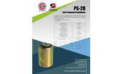 CSI - Model 2hz PS-2B - Geophone / Velocity Sensor - Brochure