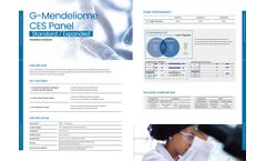 G-Mendeliome Clinical Exome Sequencing Panel - Datasheet
