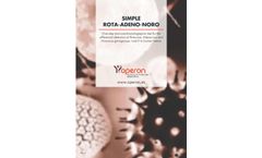 Operon - Simple Rotavirus-Adenovirus-Norovirus Rapid Test Kit- Brochure