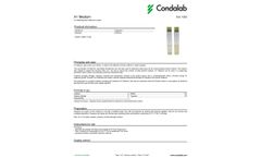 Condalab - Model A1 Medium - 1252 - Dehydrated Culture Media - Brochure