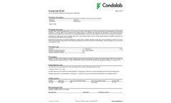 Condalab - Model 1211 - Acetamide Broth Dehydrated Culture Media - Brochure
