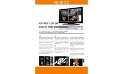 IMAGE - Model iQ-3D - Post-Processing Workstation Software - Brochure