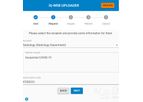 IMAGE - Version iQ-WEB Uploader - Web Portal for Secure Data Sharing