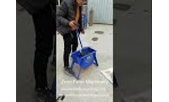 Manual peanut sheller machine, hand groundnut thresher for sale - Video