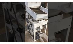 Rice destoner machine cleaning paddy rice for Africa - Video