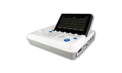 medical ECONET - Model CARDIO E3 - 3-Channel ECG with 7-inch LCD Color Screen