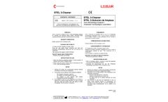 Model STEL3 - Cleaner - Auto Hematology Analyzer for Cleaning and Washing Tubing System - Datasheet