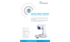 Medispec - Model E2000 - Electrohydraulic Lithotripter - Brochure