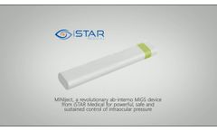 Animation of MINIject MIGS device and surgical procedure - Video