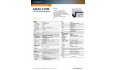 Tangent - Model E22B - Medical Grade Computers - SpecSheet