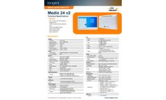 Tangent - Model Medix 24v2 - 24 Inch Medical Grade Computer - Datasheet
