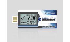 Freshliance - Model Thermis Log 1D - Single Use USB Temperature Dataloggers