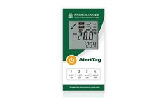 Freshliance - Model AlertTag T10 LCD - Disposable Temperature Monitor/Indicator