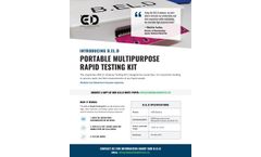 B.EL.D Rapid Testing Kit - Brochure