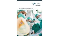 aXcent - Model APUS x1 - Conventional Anesthesia Workstation Brochure