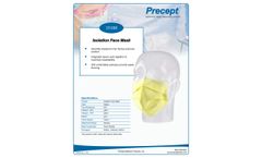 Precept - Model 15100 - Isolation Face Mask Datasheet