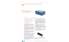 Solar LS - Model SHR - High-Resolution Wide-Range Wavelength Meter - Specification Sheet