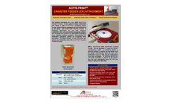 Auto-Print - Custom Canister Technology Feeder Attachment Brochure