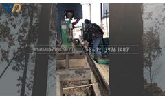 Vertical Band Saw Working Process - Video