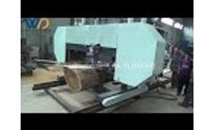 Horizontal Band Saw Working process - Video