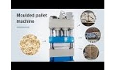 Moulded Pallet Machine | Pressed Wood Pallet Machine - Video