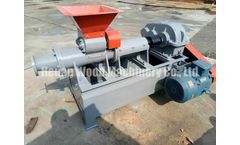WOOD machinery - charcoal briquette machine