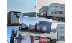 Ten 40HC of MBBR Media was delivered to Southeast Asia.