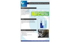 Pressure Driven Membrane Processes Technology Datasheet