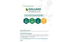OXLUMO lumasiran Brochure