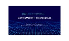 Bexson - Model BB106 - Subcutaneous Ketamine Delivery System for Acute Pain Management
