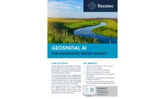 Rezatec - Geospatial AI for Water Quality Monitoring - Datasheet