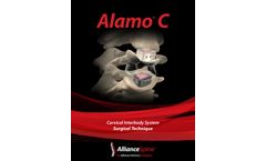 Alamo - Model C - Anterior Cervical Intervertebral Device - Brochure
