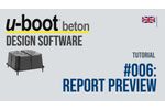 U-Boot Beton Design Software Video Tutorial - English Part 6
