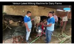 Food Grade Suction Pipes | Trolley Milking Machine India - Video