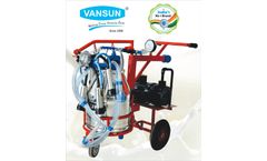 Vansun - Single Bucket Milking Machine