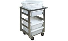 Model M6204SS - 4 Tier Endoscope Transport Cart