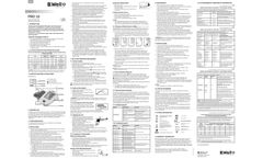 B.Well - Model PRO-33 - Automatic Blood Pressure Monitor Instruction Sheet