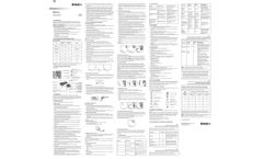 B.Well - Model MED-55 - Automatic Blood Pressure Monitor Instruction Sheet