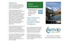 Avivid Global Water - Company Profile - Brochure