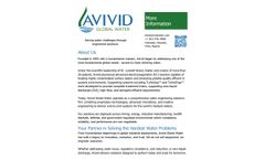 About Avivid Global Water - Brochure