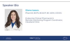 CeQur Simplicity Webinar with Diana Isaacs, PharmD, BCPS, BCACP, BC-ADM, CDCES - Video