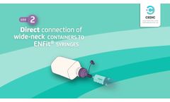 CEDIC - Universal Screw Cap to ENFit 3 in 1 Adapter - Video